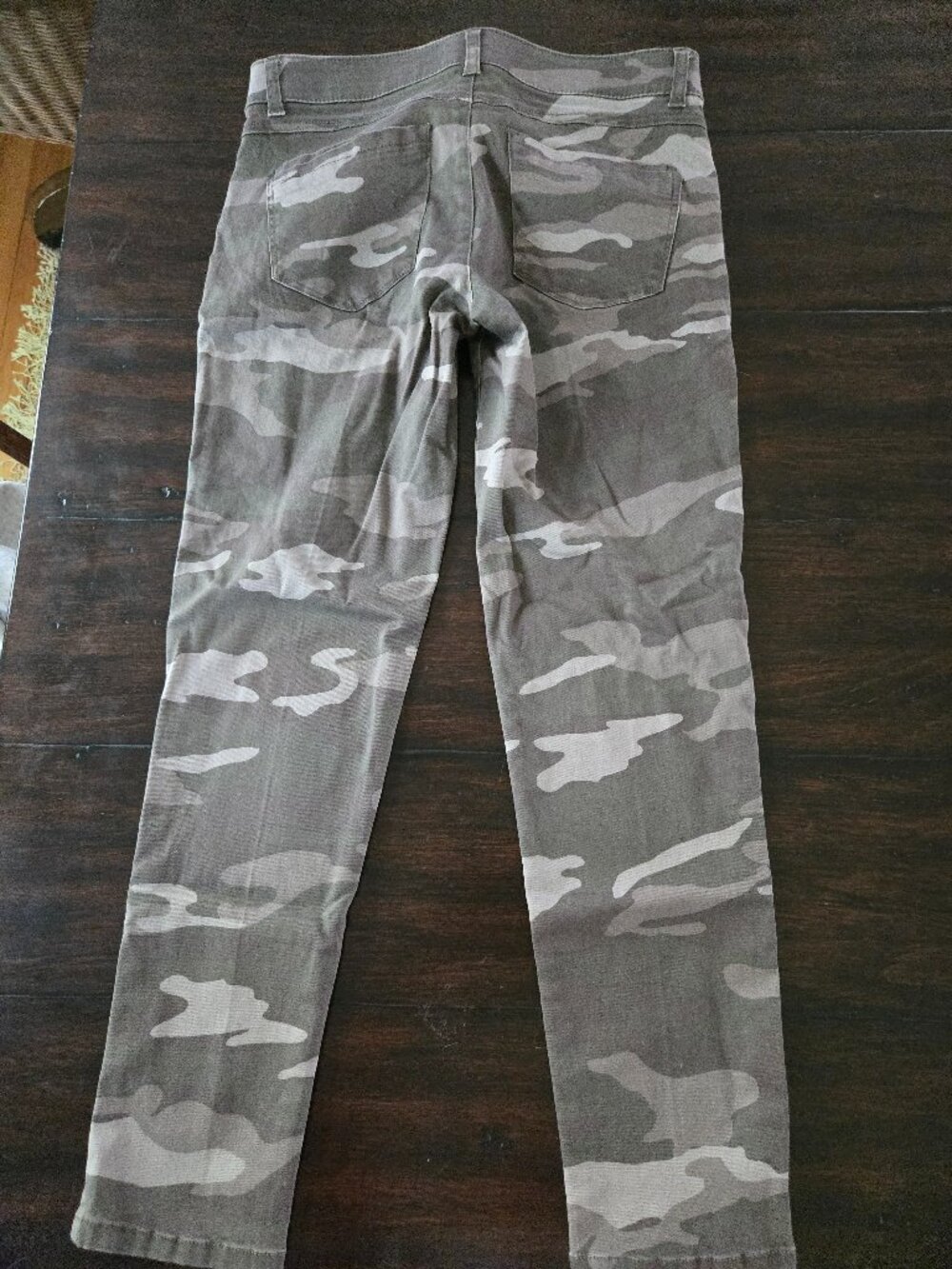 Democracy Camo Skinny Ankle Jeans